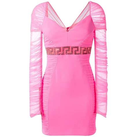 abito fucsia versace|versace pink label.